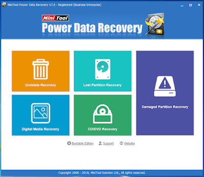 MINI TOOL POWER DATA RECOVERY 7.5 + SERIAL