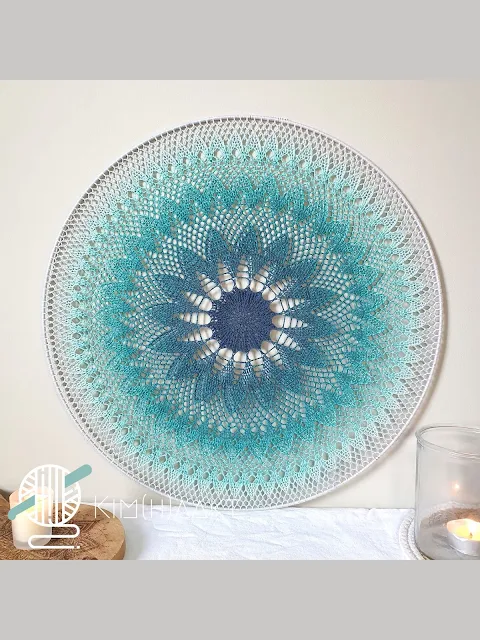 Blue Mandala Flower