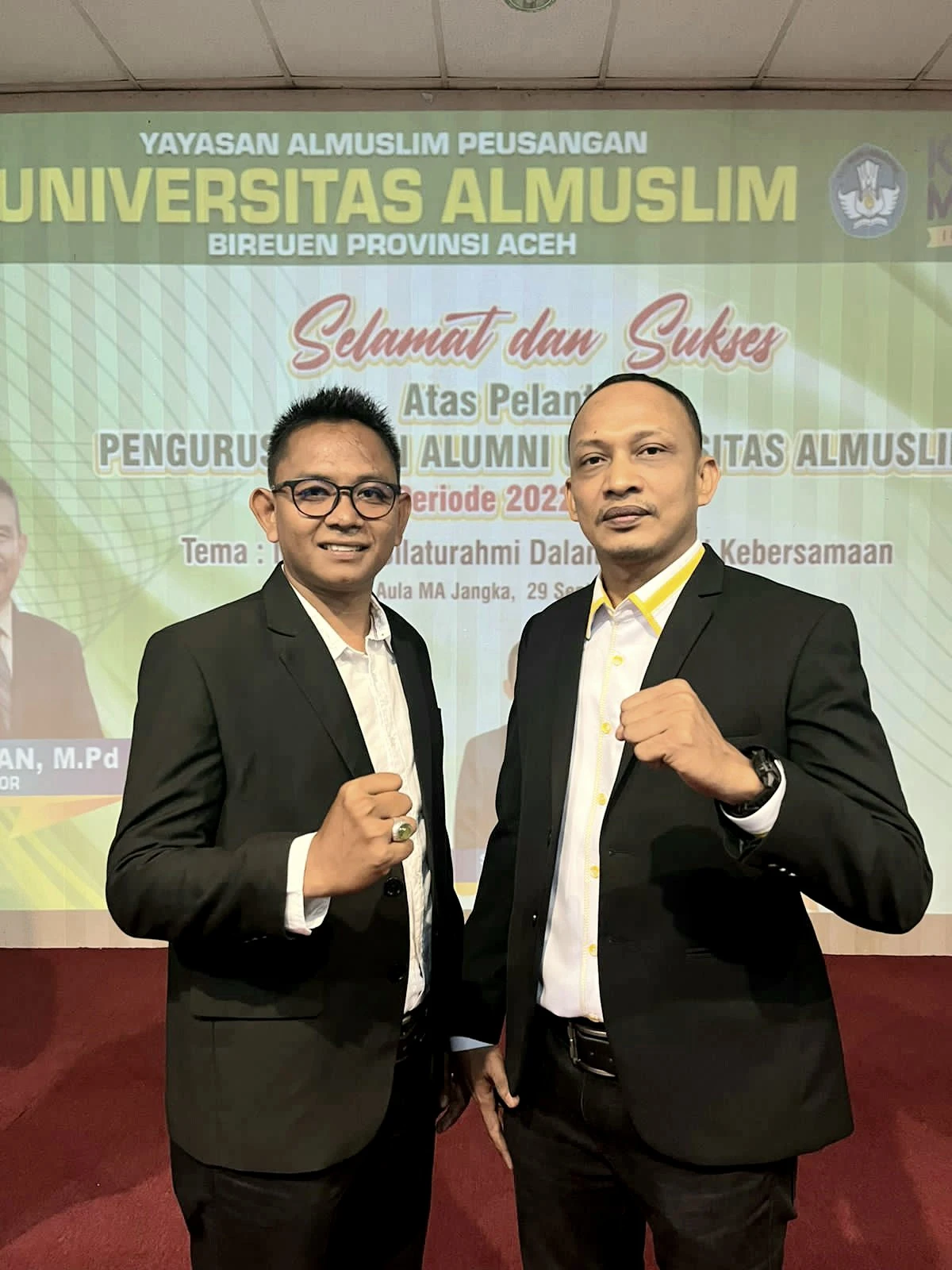 Ilham Akbar, ST Resmi Dilantik Sebagai Ketua Umum Ikatan Alumni Universitas Al-Muslim