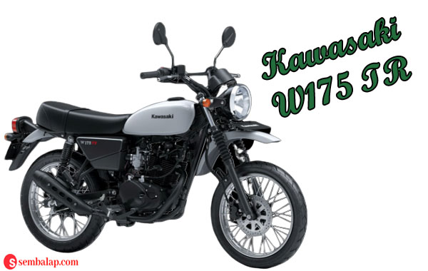 Kawasaki W175 TR warna putih 