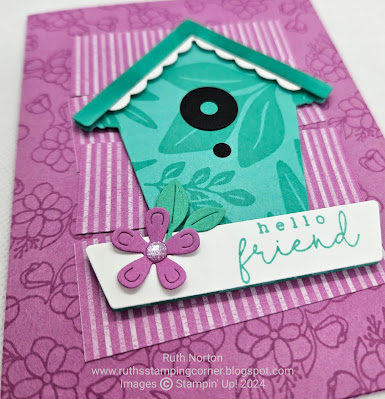 stampin up, country birdhouse