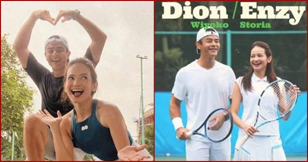 Siap Tanding, Ini 7 Potret Enzy Storia dan Dion Wiyoko Latian Tenis Bareng