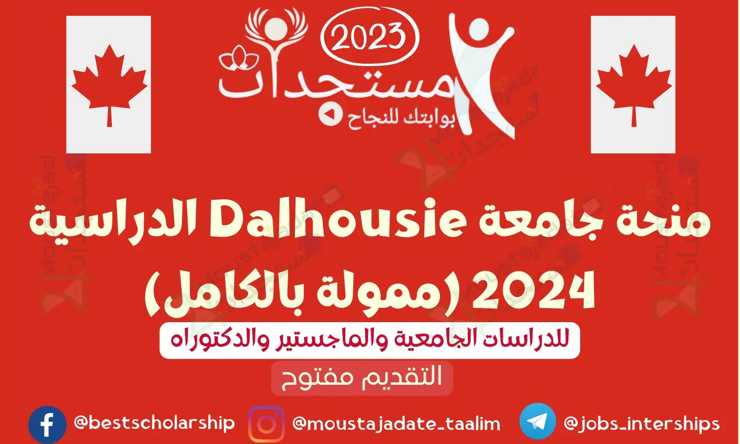 منحة جامعة Dalhousie الدراسية 2024 (ممولة بالكامل)