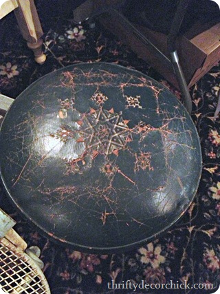 leather ottoman