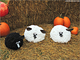 Calabazas Decoradas para Halloween: Ovejas