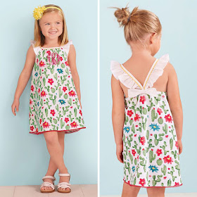 girl's personalized cactus dress