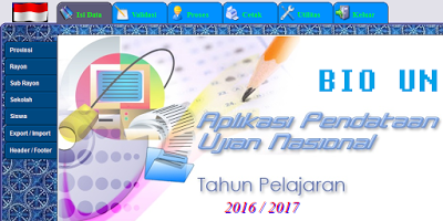  Sebelum Pelaksanaan UN tersebut dilakukan registrasi dan pendataan Calon penerima UN yang Nih Aplikasi BIOUN Tahun 2016-2017 dan Panduan Pengisiannya