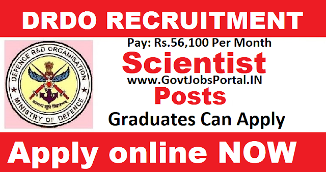 DRDO RECRUITMENT 2018