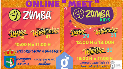 Cartel Zumba y Zumba Kids