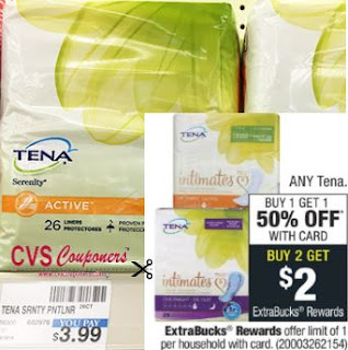 FREE Tena CVS Deal - 8/4-8/10 