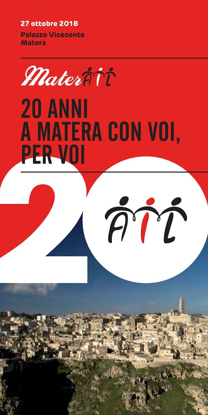 Matera: la sezione provinciale dell’AIL festeggia 20 anni di attività