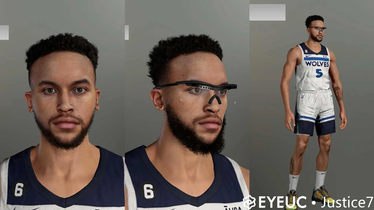 NBA 2K23 Li Kaier Cyberface Update with Goggles