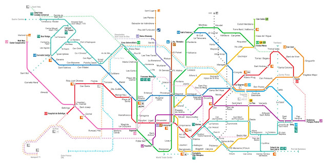 mapa metro barcelona