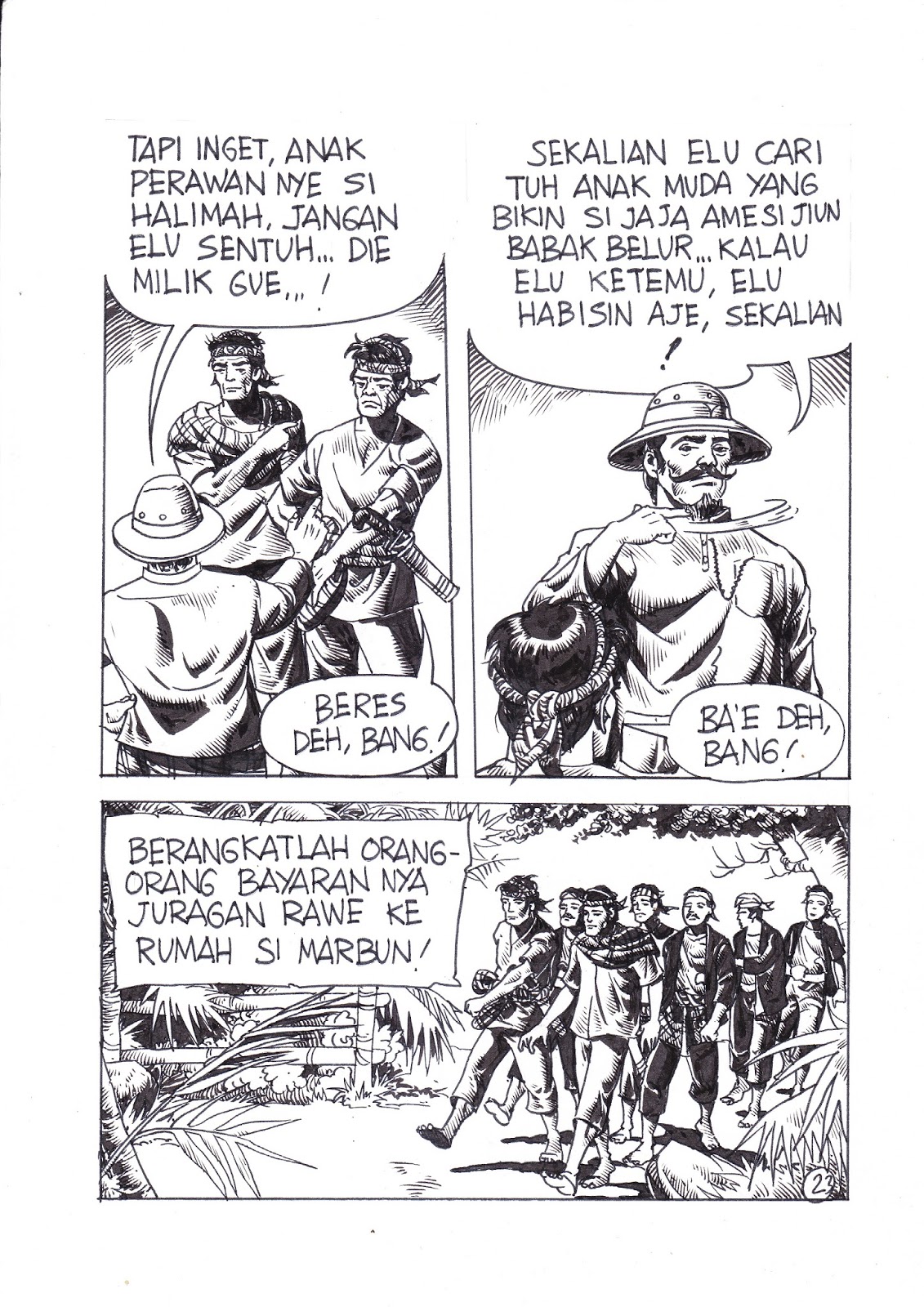 JAWARA DARI KULON - Komik Sejarah Betawi - Permainan Bocah