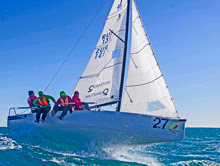 J/70 russian sailors flying off Monaco