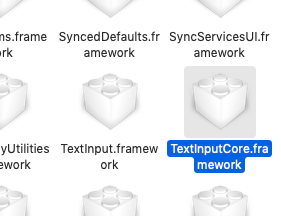 TextInputCore.framework