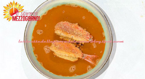 Triglie croccanti su salsa di mare ricetta Ivano Ricchebono