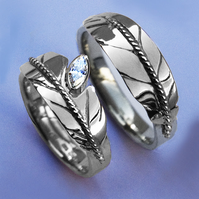 Eagle Feather wedding rings Through the Eagle Feather Will You Speak