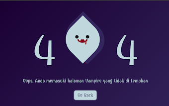 Html Vampire 404 Page