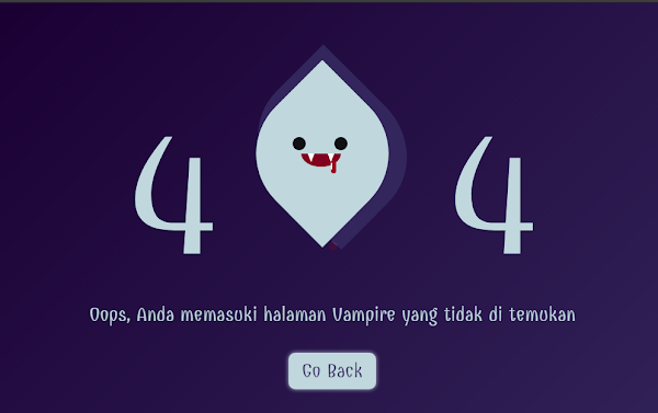 Html Vampire 404 Page