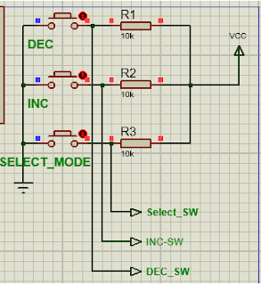 key-switch-interface with microcontroller
