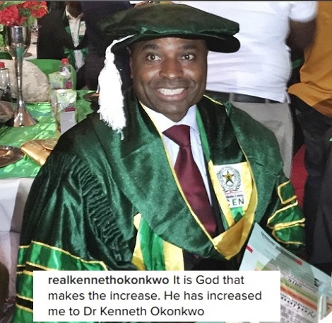 Popular Nollywood Actor, Kenneth Okonkwo Now a Doctor as He Bags Degree in Abuja (Photos)