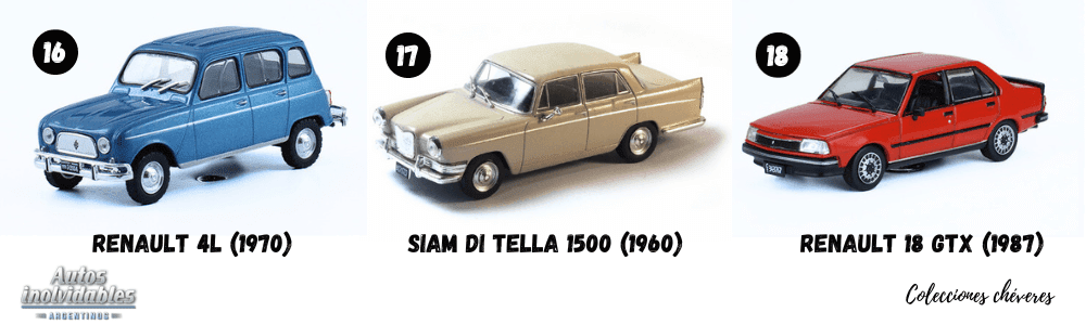 renault 4l 1:43, renault 4l 1970, renault 4l 1970 autos inolvidables argentinos, siam di tella 1500 1:43, siam di tella 1500 1960, siam di tella 1500 1960 autos inolvidables argentinos, renault 18 gtx 1:43, renault 18 gtx 1987, renault 18 gtx 1987 autos inolvidables argentinos, autos inolvidables argentinos salvat