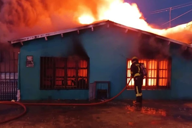 Incendio en una vivienda sin lesionados