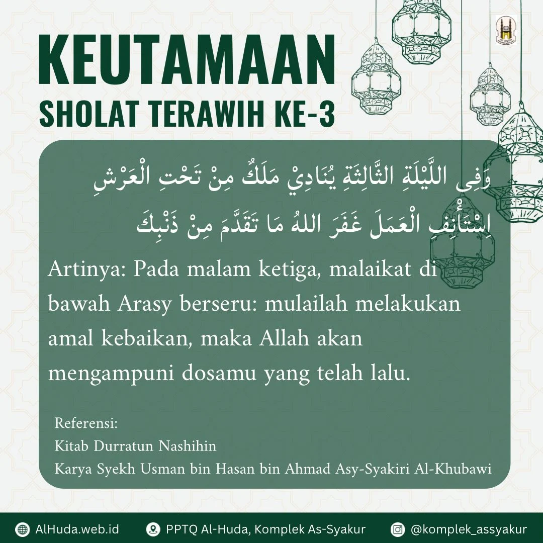 Sholat Tarawih Malam ke-3