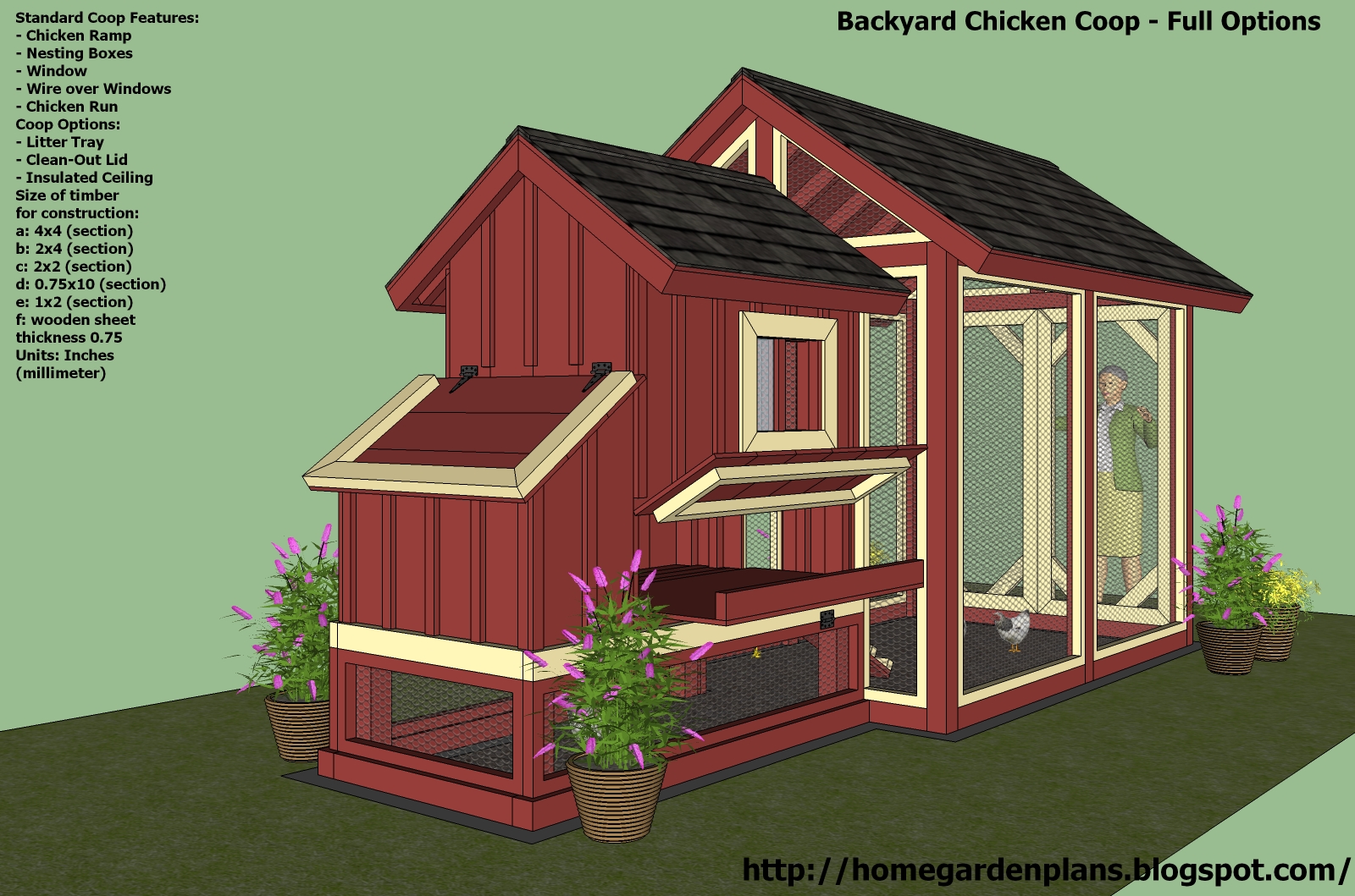 Free Garden Chicken Coop Plans – Chicken Coop plan idea