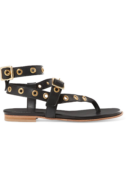 IRO eyelet embellished leather sandals