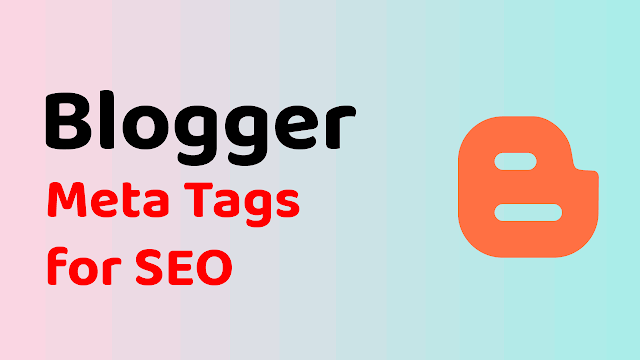 blogger meta tags