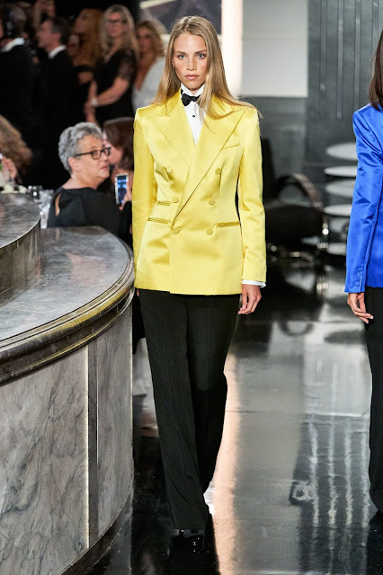 Ralph Lauren Fall 2019 Womenswear inspired by a jazz club and power dressing