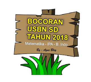 DOWNLOAD BOCORAN SOAL USBN Matematika SD Tahun 2018