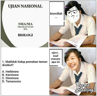 15 Meme Lucu Ujian Nasional Bikin Ngakak Geli, Pernah Ngalamin Kan?