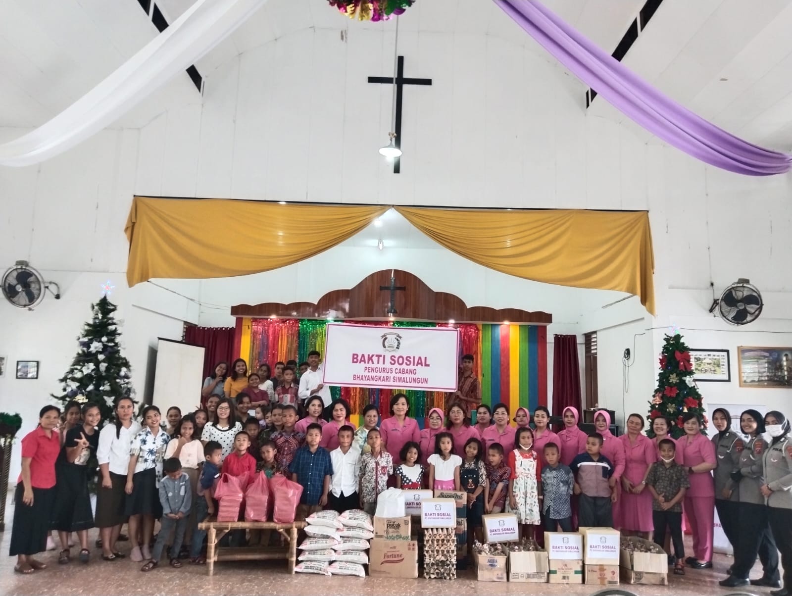 Bhayangkari Cabang Simalungun Bakti Sosial ke Panti Asuhan Sambut Hari Natal 2022 