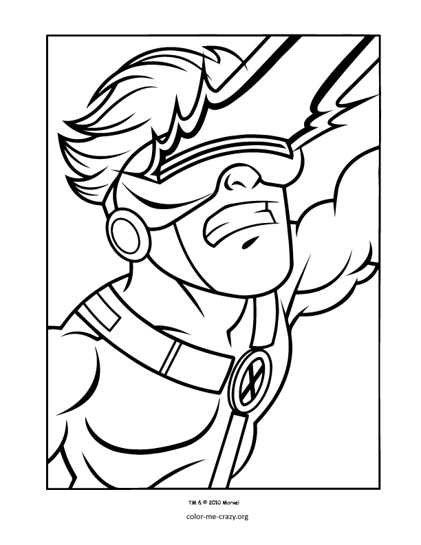 Download ColorMeCrazy.org: Super Hero Squad Coloring Pages