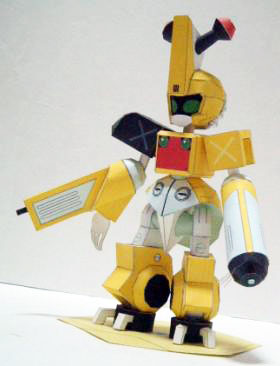 Medabots Gun-Nose Papercraft