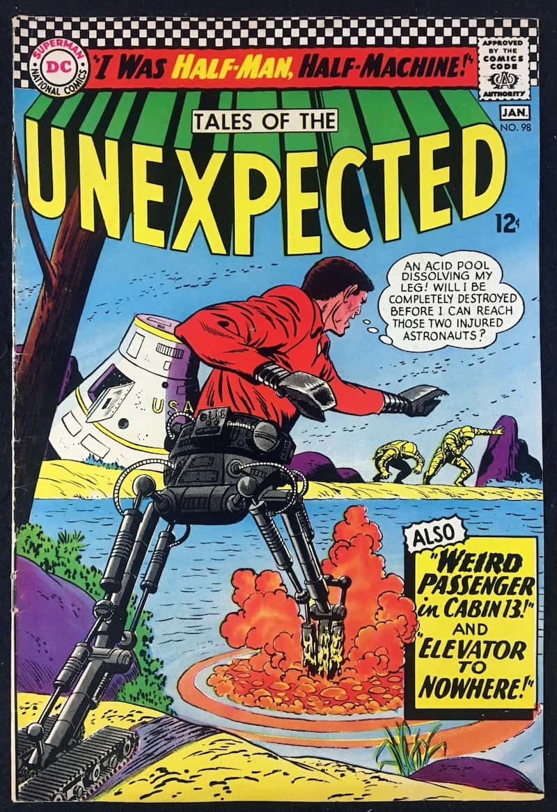 Tales of the Unexpected #98, diciembre 1966. Portada de Bernard Baily.