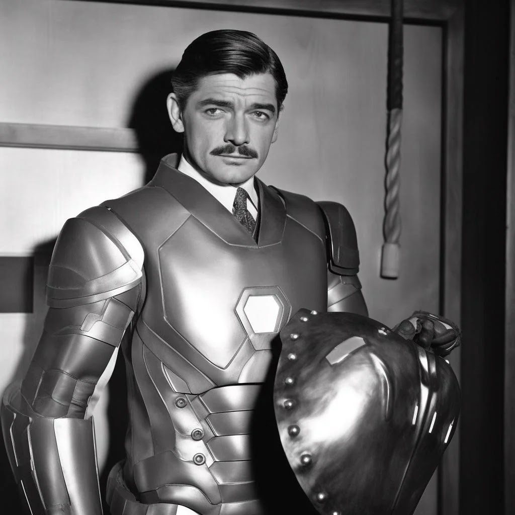 Clark Gable como o Homem de Ferro