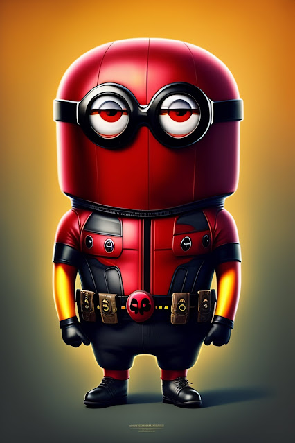 Minion as deedpool