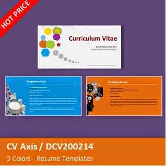 Desain CV Kreatif Contoh CV Kreatif STC Telecom Axis