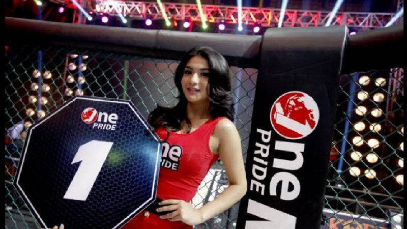 foto siva aprilia ring girls one pride mma tvone paling cantik hot dan seksi