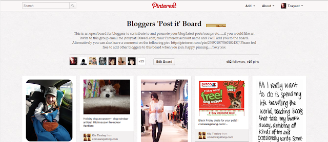 Pinterest Bloggers board