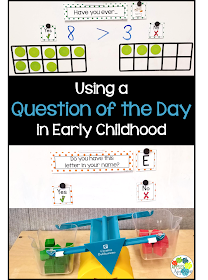 Using a Question of the Day in Early Childhood | Apples to Applique