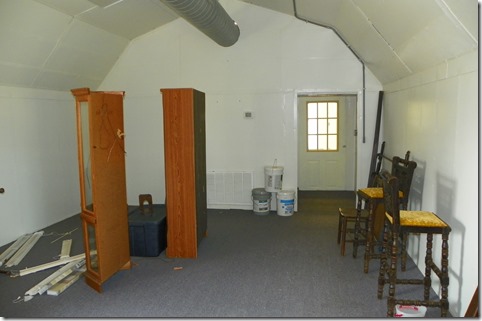 Entrance into sanctuary from the fellowship area and front door.  Did I mention, it is a work in progress?
