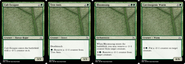 Cult Escapee, Tree Ants, Bloomsong, Carcinogenic Wurm