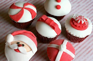 Cupcakes o Magdalenas de Navidad, parte 3