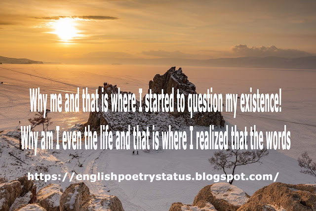 Why Me and That is Where I Started English & Urdu Poetry, Poems, Sad, Love Poetry For Whatsapp