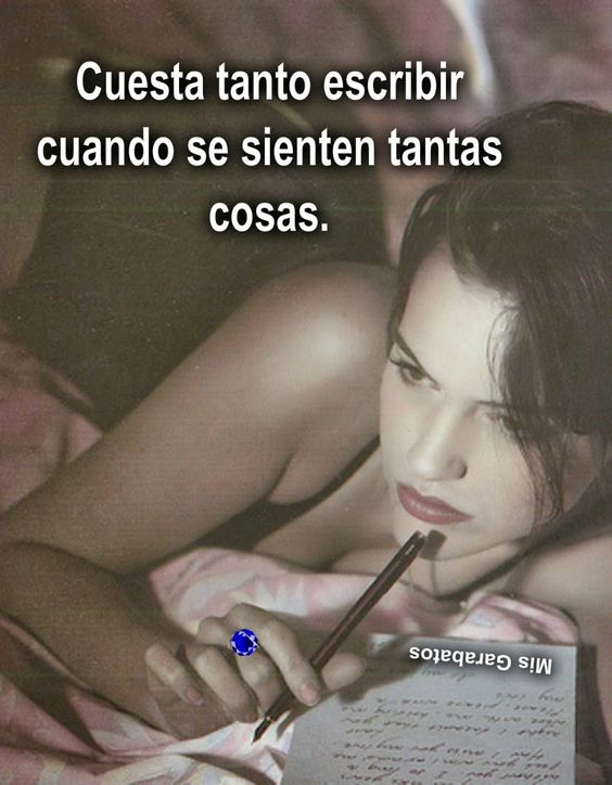 Cuesta tanto escribir ✏ cuando se sienten tantas cosas. Cuesta porque pareciera que la única forma de expresar las cuestiones se ha perdido, porque se desconoce el lenguaje, se transforman las sensaciones que se dibujan en la piel y se pierde la conciencia del paso del tiempo. Pero no quiero hablar de palabras, de colores tornasol, de eclipses de luna a las cinco de la mañana ni de manos que buscan otras manos para enredarse en la cintura y dibujarse arabescos con la mirada. No.